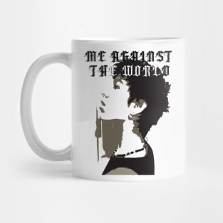 me against the world independent tshirt stylish style Mug